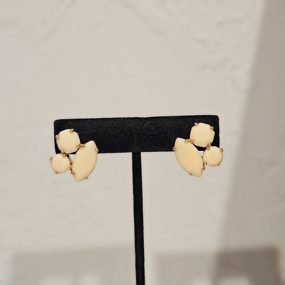 Elegant Cream Earrings